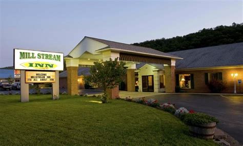 millstream inn coudersport pa  Modern 71 room hotel with suites, rooms with 2 double beds or one king sized beds